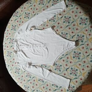 White Bodysuit - Size Small
